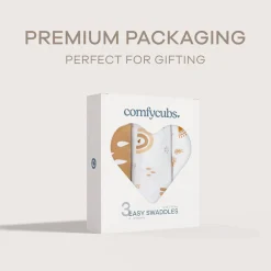 Sleep Sacks + Wraps-Comfycubs Easy Swaddles (3 Pack)
