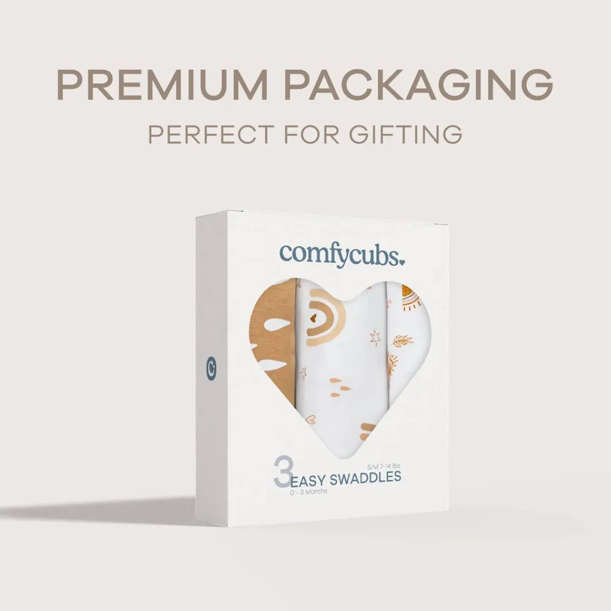 Sleep Sacks + Wraps-Comfycubs Easy Swaddles (3 Pack)