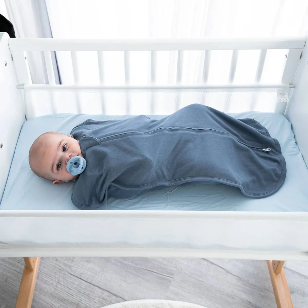 Sleep Sacks + Wraps-Comfycubs Easy Zipper Swaddles (2 Pack)