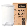 Diaper Pails-Dekor Eko Plus Diaper Pail (White)