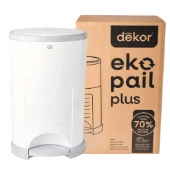 Diaper Pails-Dekor Eko Plus Diaper Pail (White)