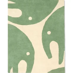 Rugs-Bleuu Studio Elephant Area Rug Green