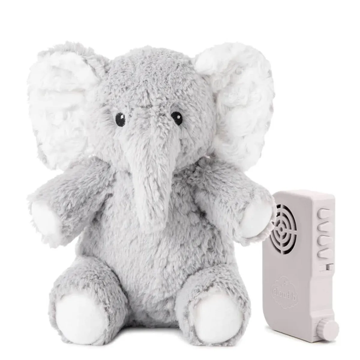 Plush Animals|Sound + Light Machines-Cloud B Elliot the Elephant On the Go
