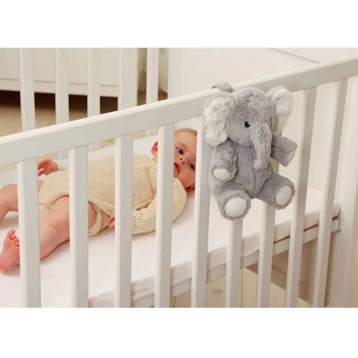 Plush Animals|Sound + Light Machines-Cloud B Elliot the Elephant On the Go