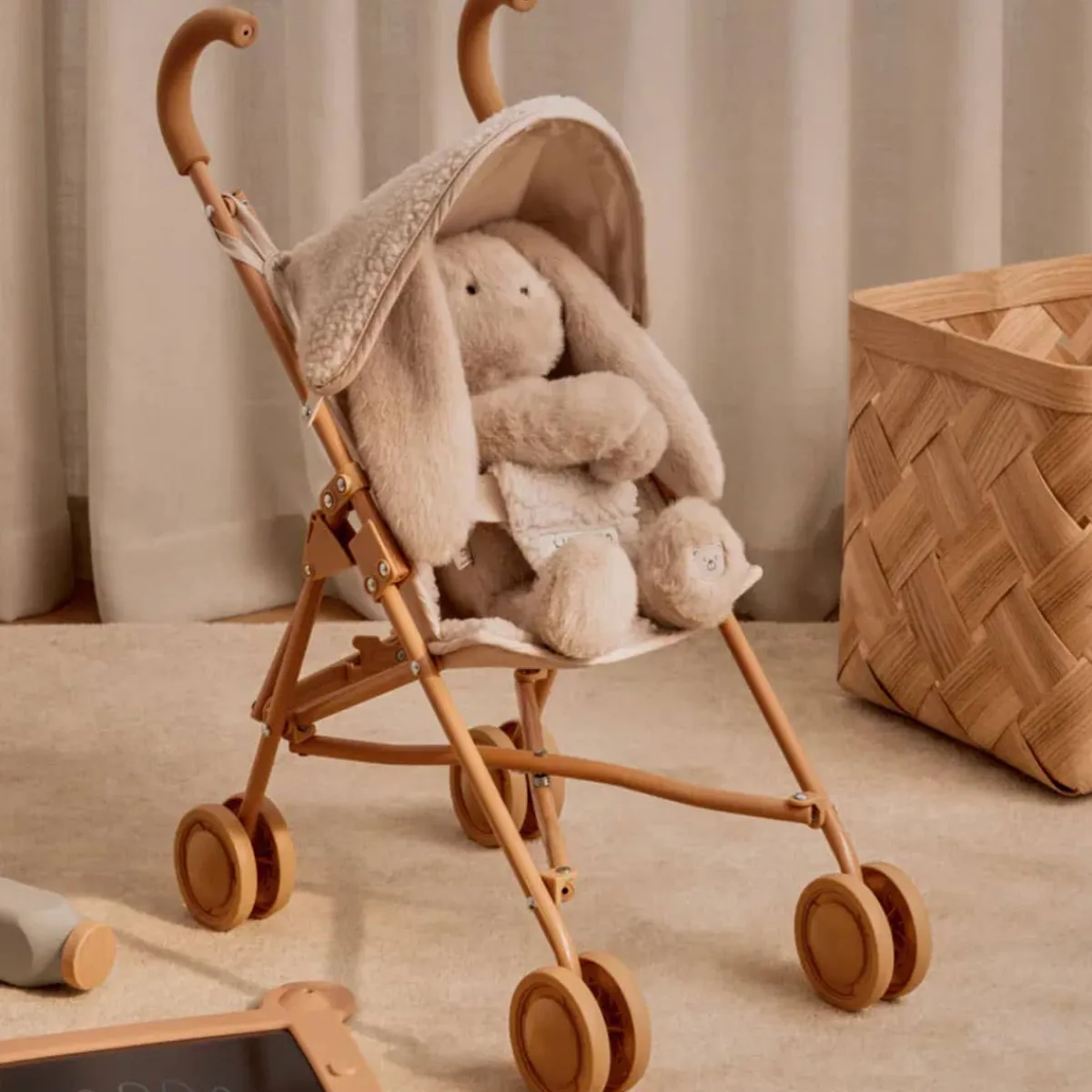 Pretend Play-Liewood Elsie Pile Doll Stroller