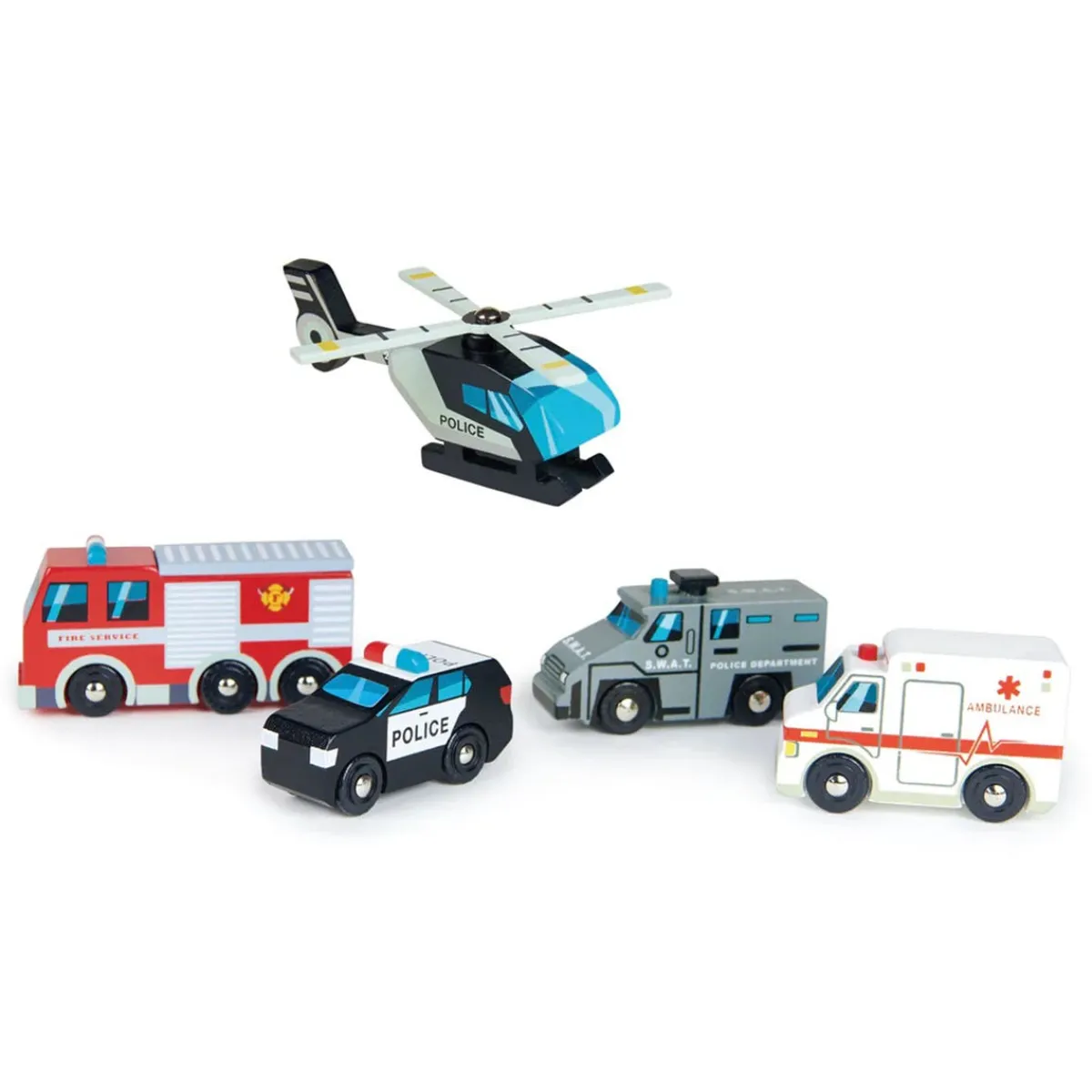Cars + Trucks|Pretend Play-Tender Leaf Toys Emergency Vehicles