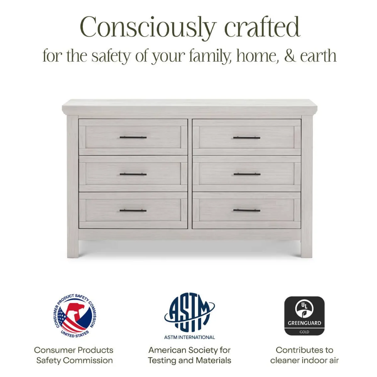 Dressers-Monogram by Namesake Emory Farmhouse Double Dresser