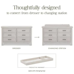 Dressers-Monogram by Namesake Emory Farmhouse Double Dresser