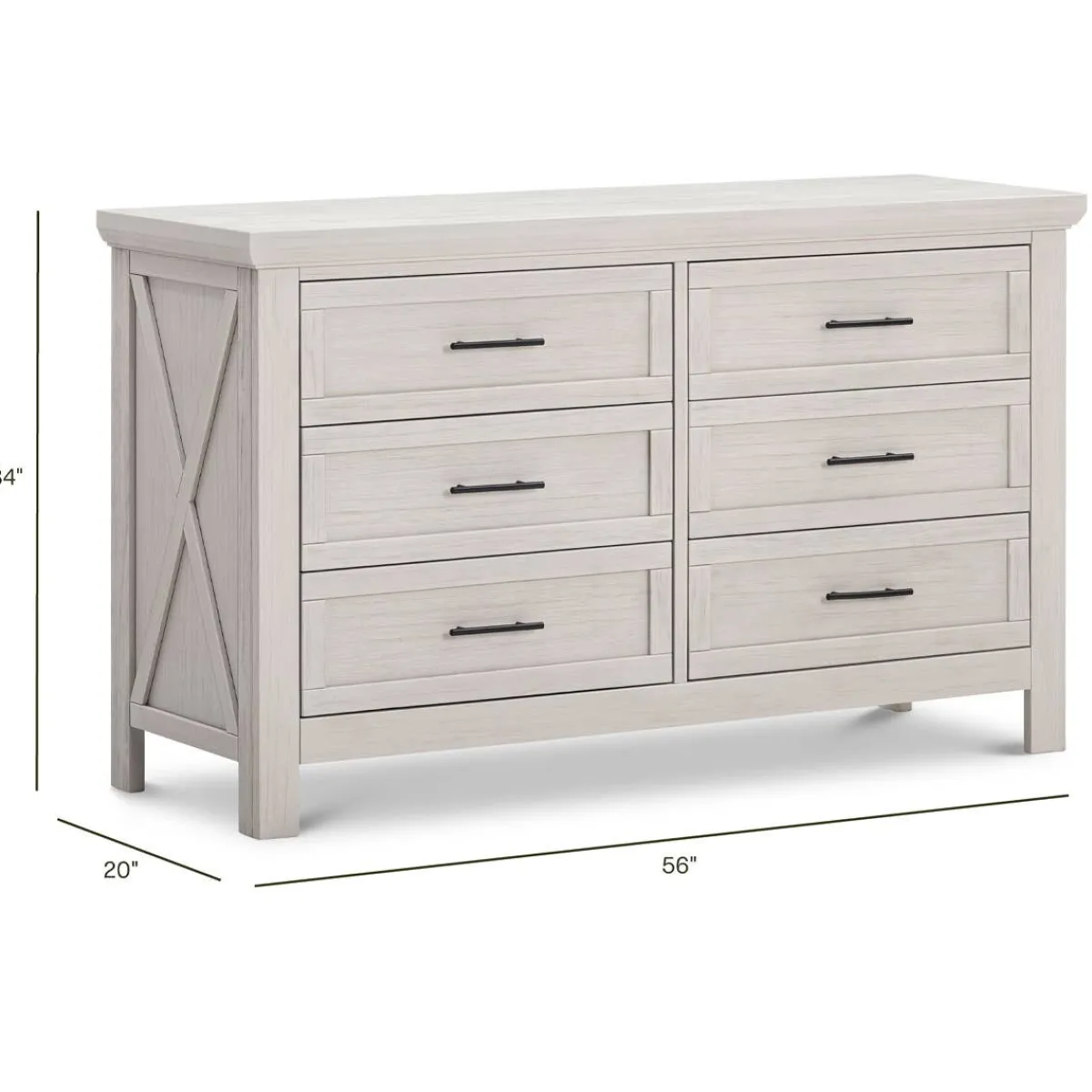 Dressers-Monogram by Namesake Emory Farmhouse Double Dresser