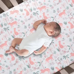 Crib Bedding Sets-Lambs & Ivy Enchanted Safari 3 Piece Crib Set