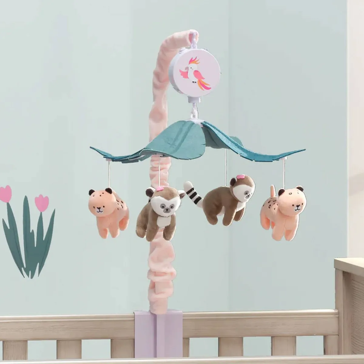 Mobiles-Lambs & Ivy Enchanted Safari Musical Mobile
