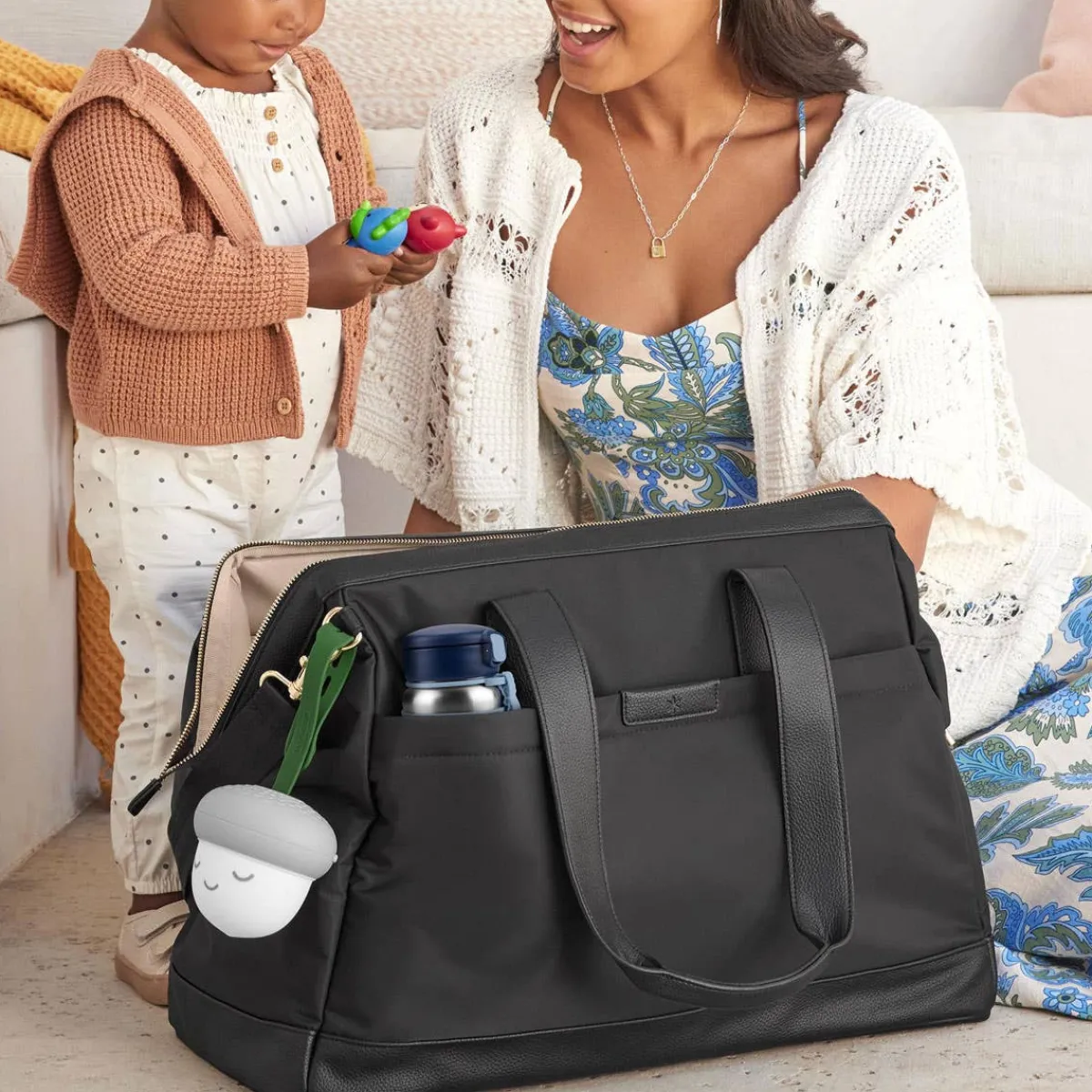 Diaper Bags-Skip Hop Endless Weekender Diaper Bag Black