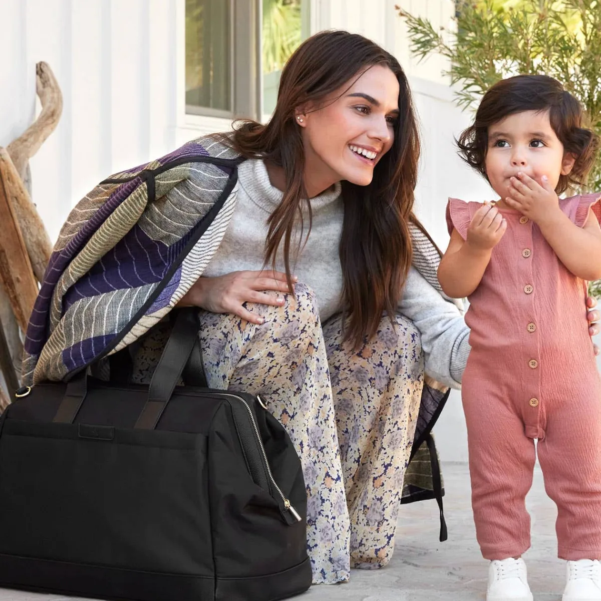 Diaper Bags-Skip Hop Endless Weekender Diaper Bag Black