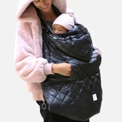 Outerwear|Car Seat Accessories-7AM Enfant Enfant - K-Poncho Black