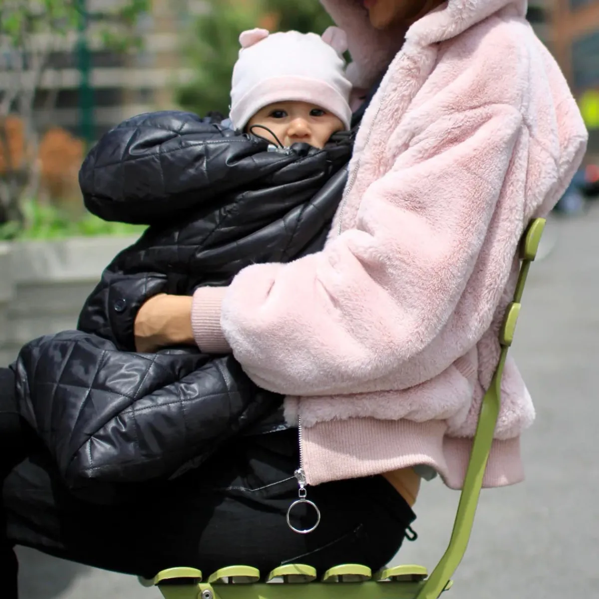 Outerwear|Car Seat Accessories-7AM Enfant Enfant - K-Poncho Black