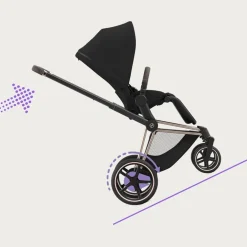 Soft Soles|Perforated Sneakers-Cybex ePriam 4 Stroller (Jeremy Scott Wings)