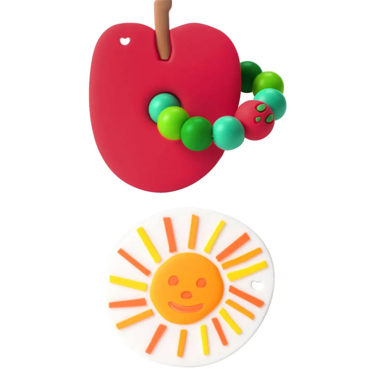 Teethers|Pacifiers + Clips-LouLou Lollipop Eric Carle Teether Set