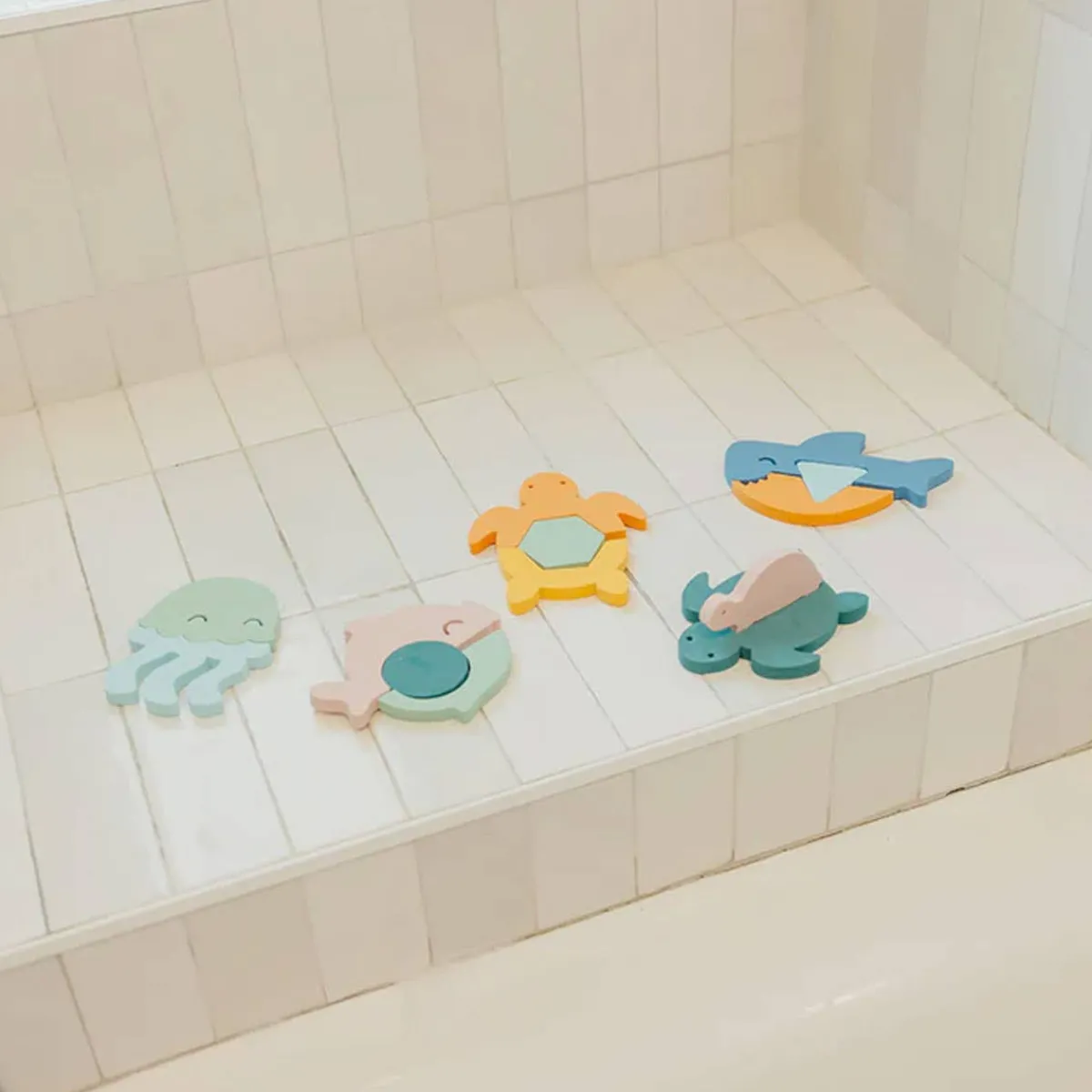 Bath Toys-Copper Pearl Eva Foam Bath Playset