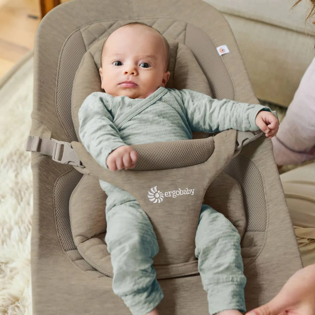 Bouncers-Ergobaby Evolve Bouncer - Soft Olive