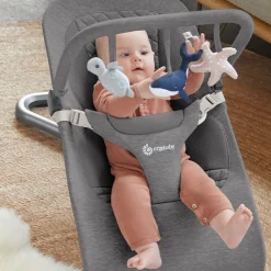 Bouncers-Ergobaby Evolve Bouncer Toy Bar (Ocean Wonders)