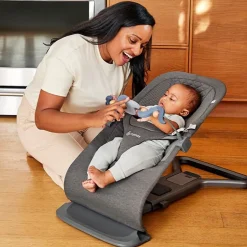 Bouncers-Ergobaby Evolve Bouncer Toy Bar (Serene Swells)