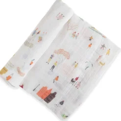 Blankets|Sleep Sacks + Wraps-Pehr Explore the World Swaddle