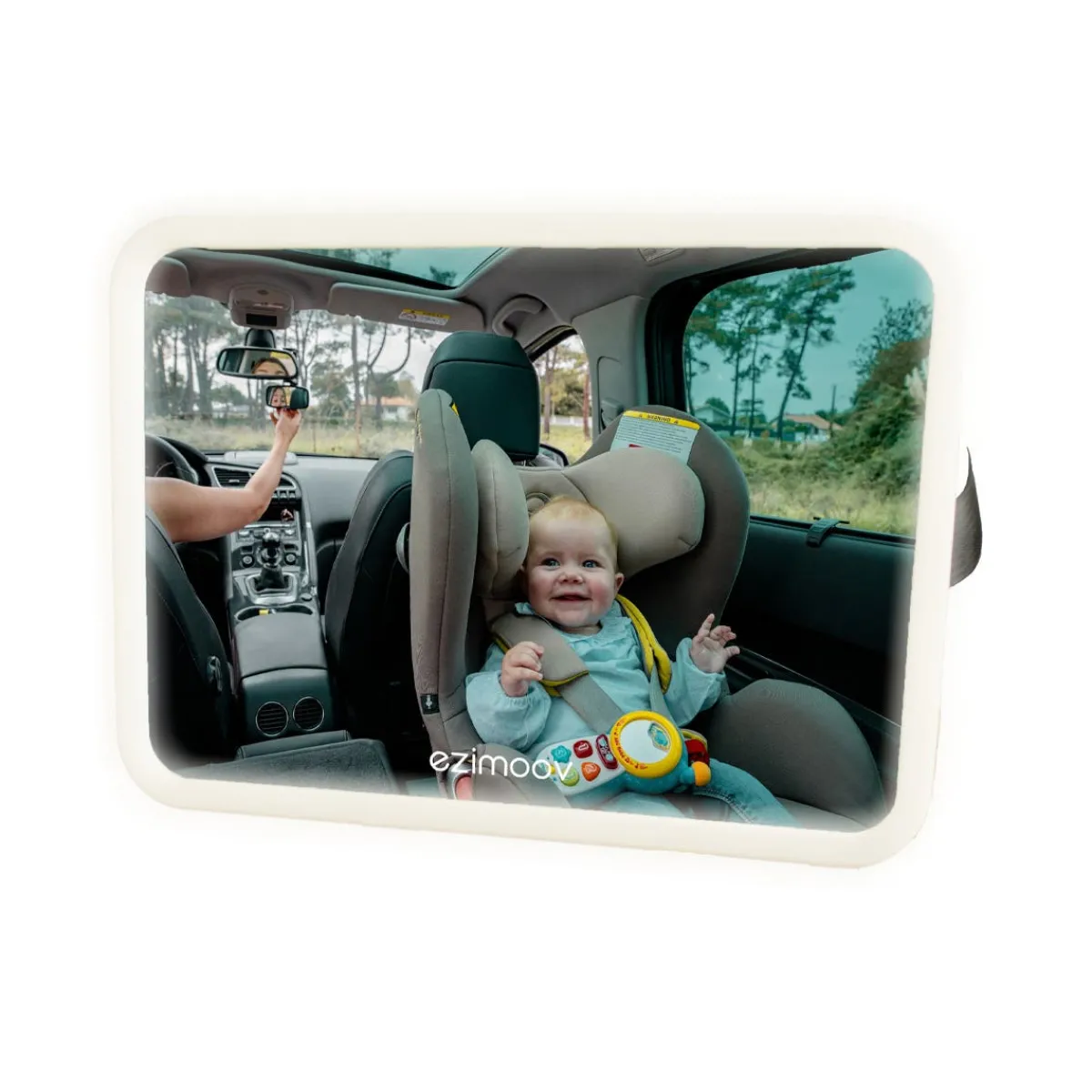 Car Seat Accessories-Ezimoov Ezi LED Mirror