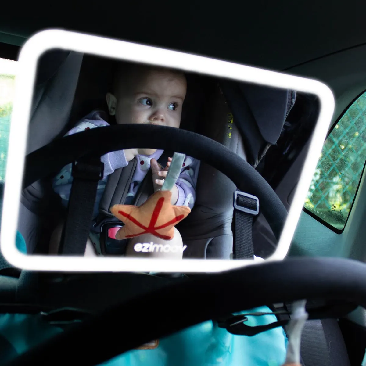 Car Seat Accessories-Ezimoov Ezi LED Mirror