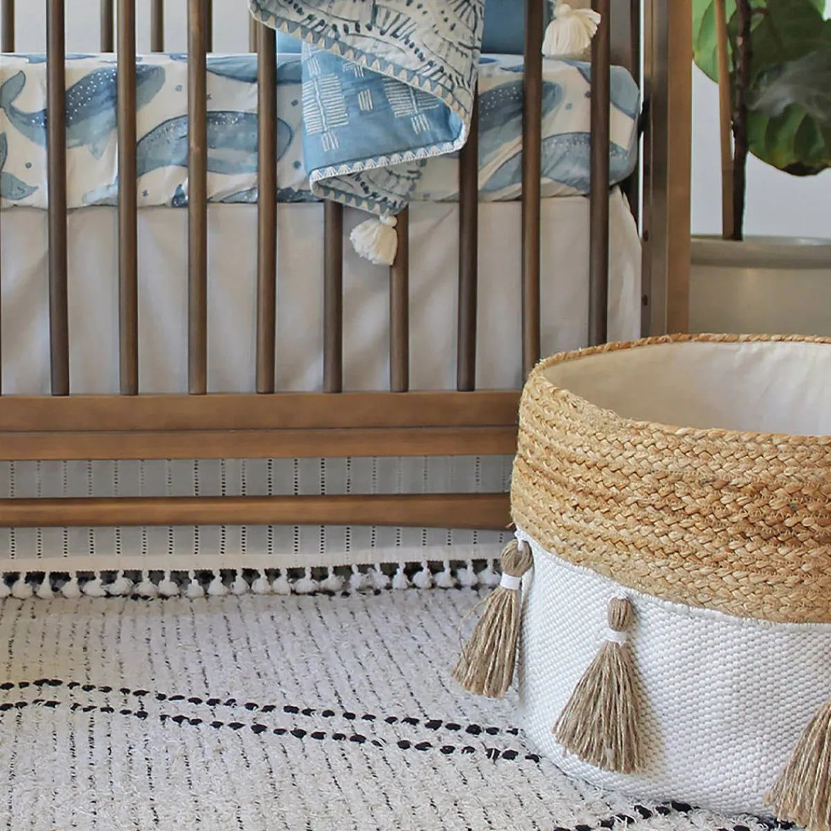 Storage-Crane Baby Ezra Cotton + Jute Storage Bin