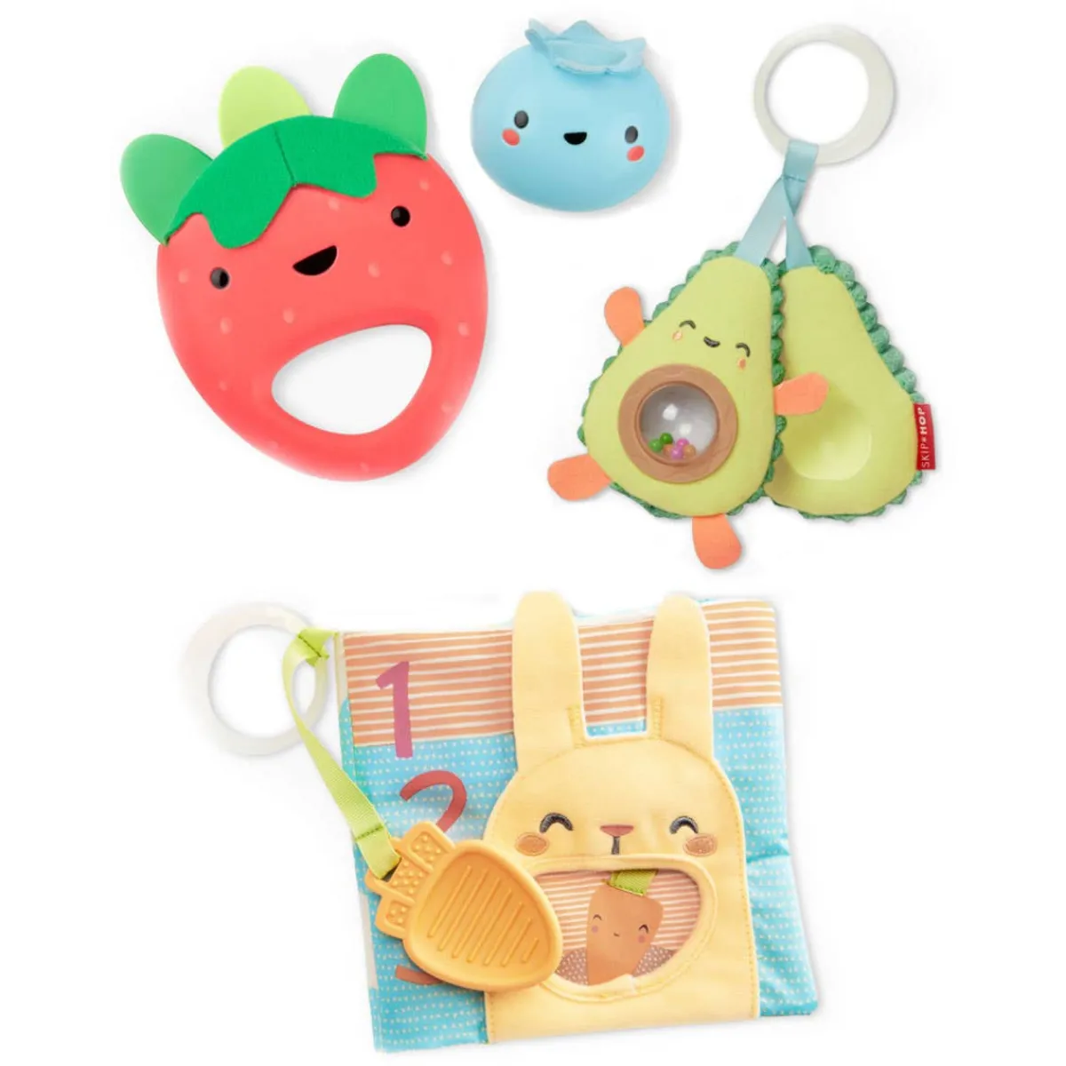 Grasping Toys|Stroller Toys-Skip Hop Farmstand Fresh Picks Gift Set