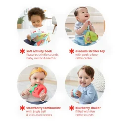 Grasping Toys|Stroller Toys-Skip Hop Farmstand Fresh Picks Gift Set