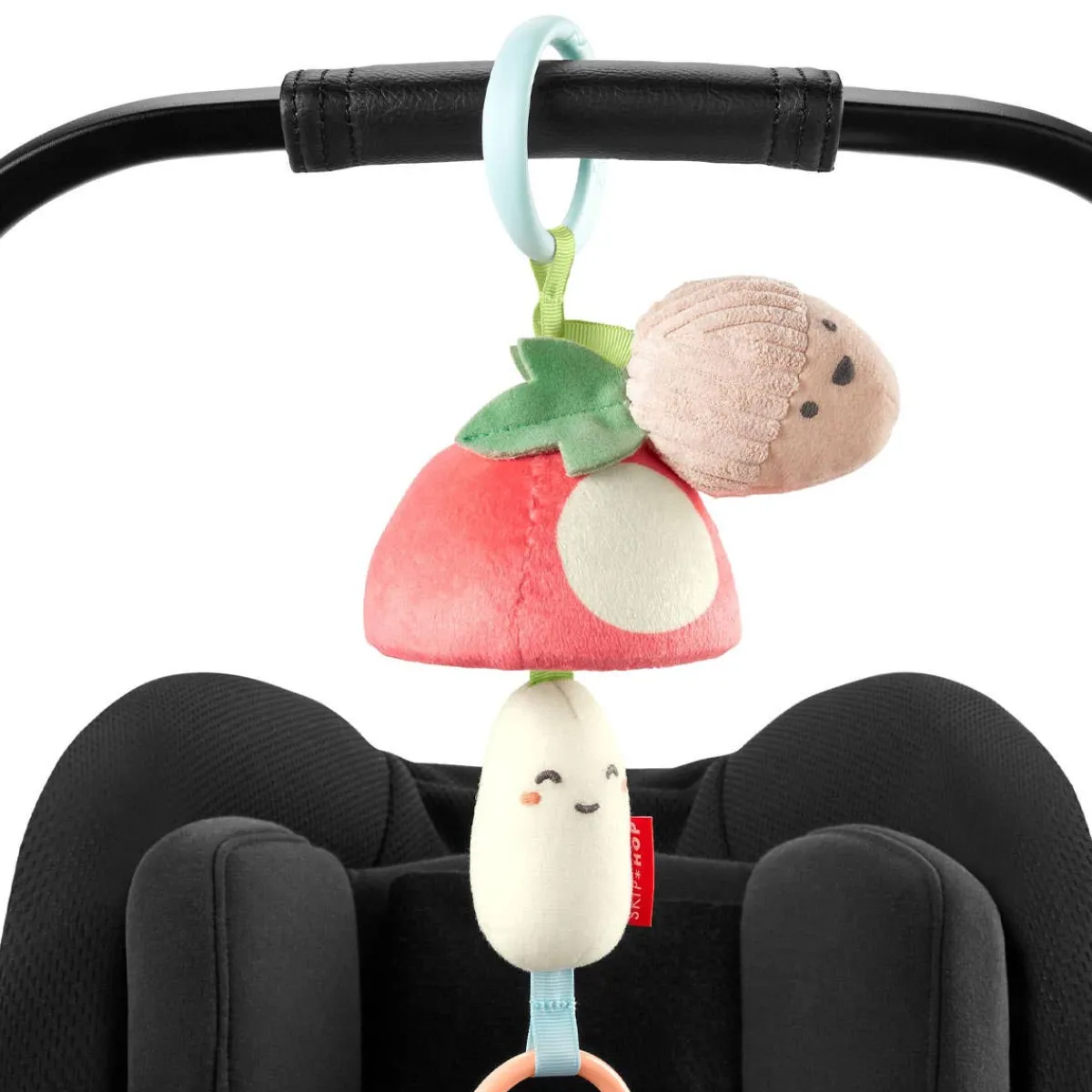 Stroller Toys-Skip Hop Farmstand Mushroom Stroller Toy