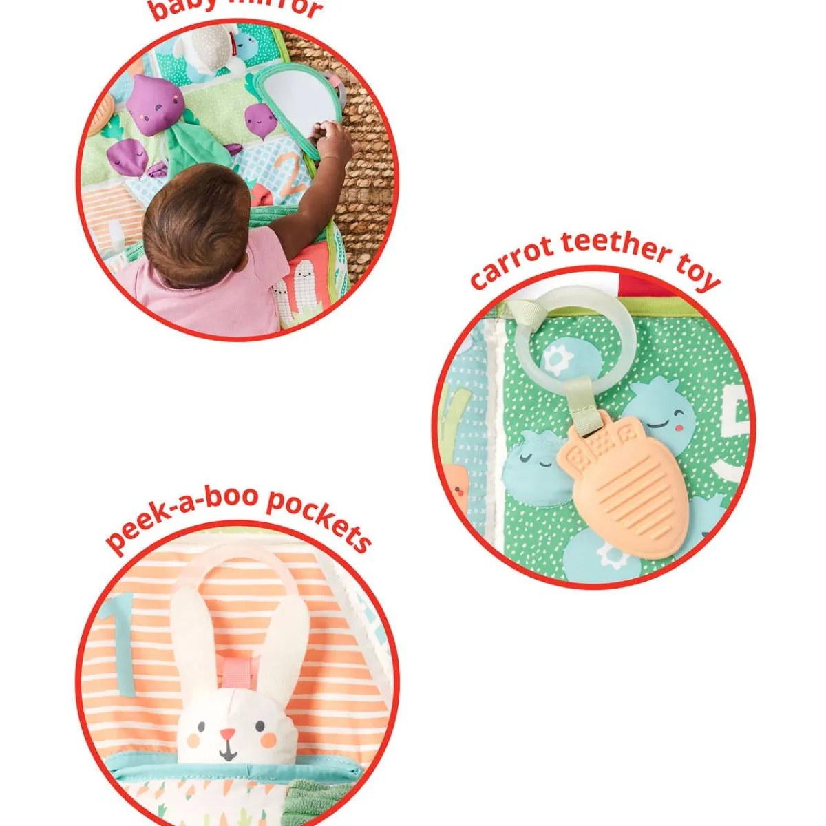 Rugs|Play Mats-Skip Hop Farmstand Tummy Time Playmat