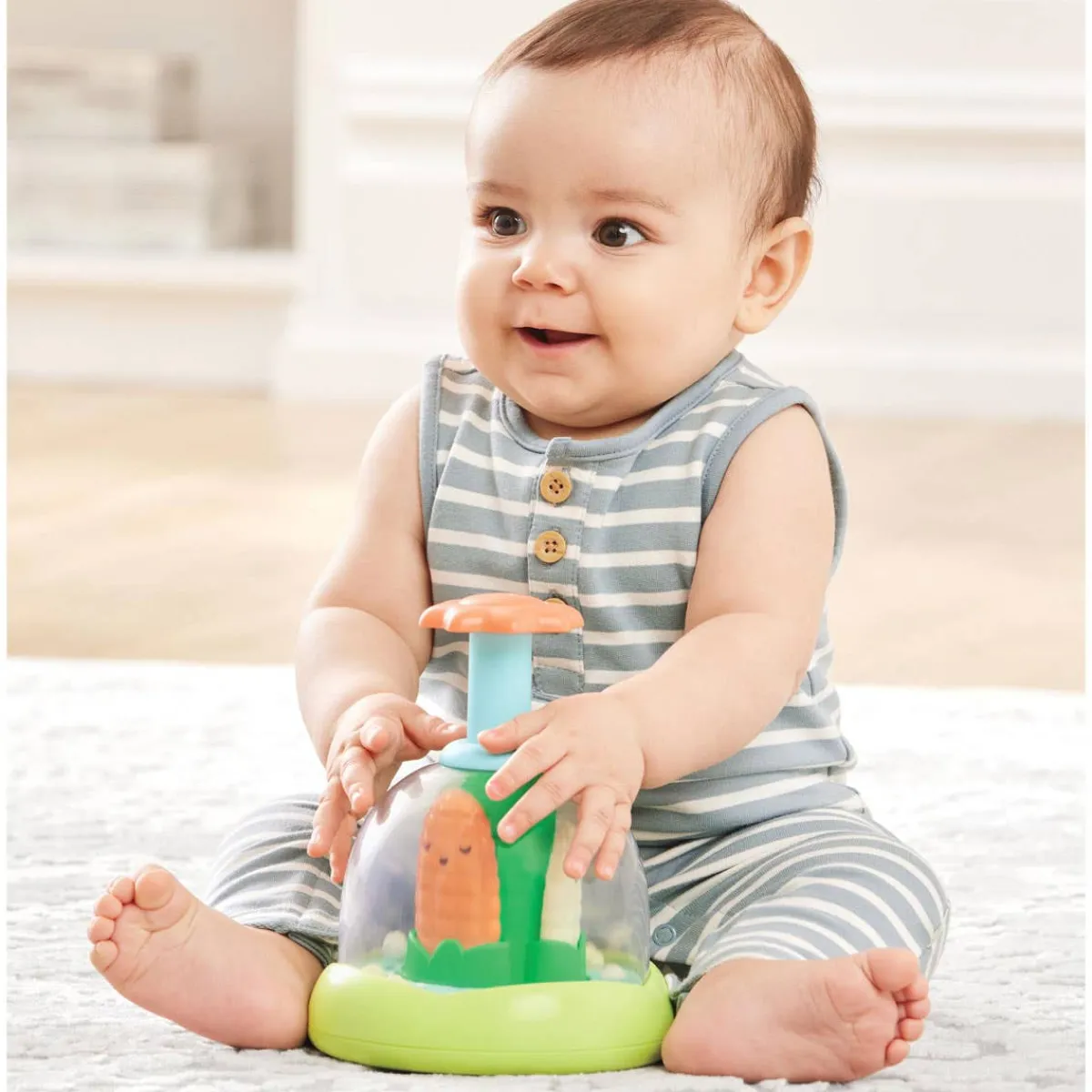 Pop Toys|Pretend Play-Skip Hop Farmstand Whats Poppin? Corn Spinner