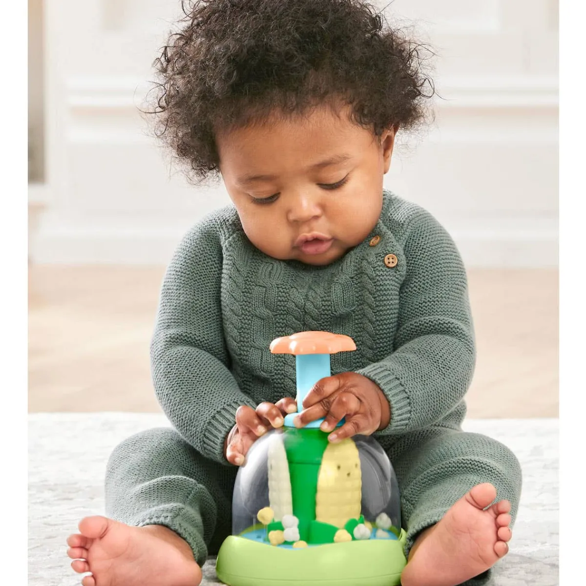 Pop Toys|Pretend Play-Skip Hop Farmstand Whats Poppin? Corn Spinner