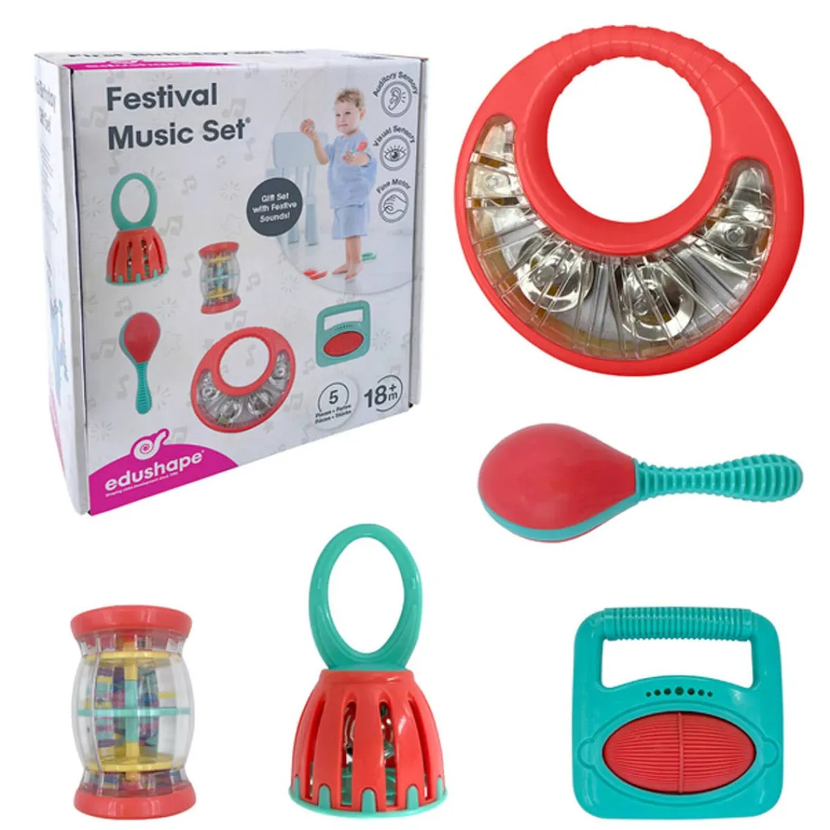 Musical Instruments-Edushape Festival Music Set