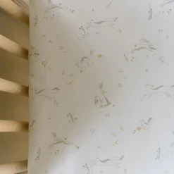Crib Fitted Sheets-Pehr Field of Dreams Crib Sheet