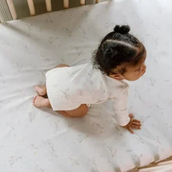 Crib Fitted Sheets-Pehr Field of Dreams Crib Sheet