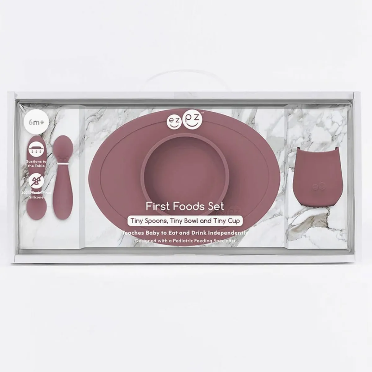 Grip + Suction Dishes|Feeding Sets-Ez Pz First Food Set