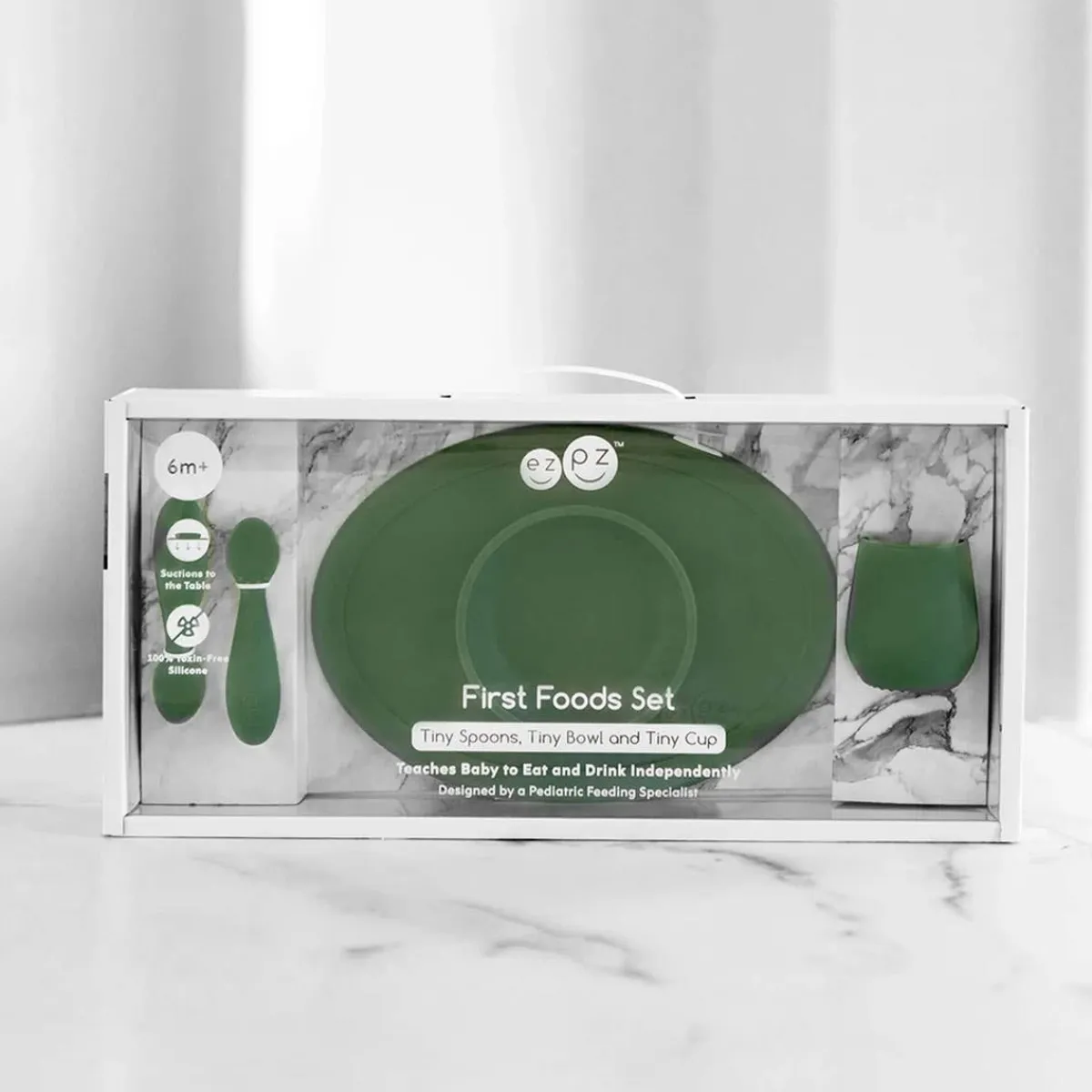 Grip + Suction Dishes|Feeding Sets-Ez Pz First Food Set
