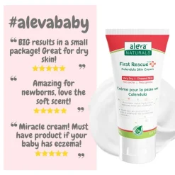 Kids Lotion|Infant Moisturizer-Aleva Naturals First Rescue Calendula Skin Cream (50 mL)