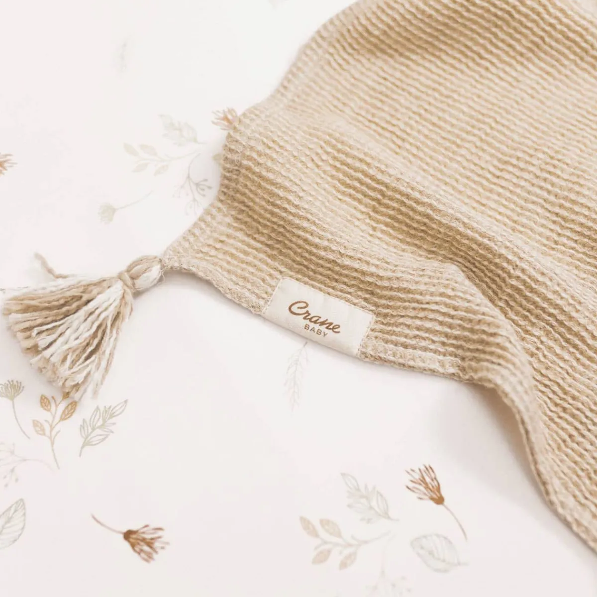 Crib Fitted Sheets-Crane Baby Fitted Crib Sheet
