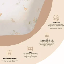Crib Fitted Sheets-Crane Baby Fitted Crib Sheet