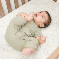 Crib Fitted Sheets-Crane Baby Fitted Crib Sheet
