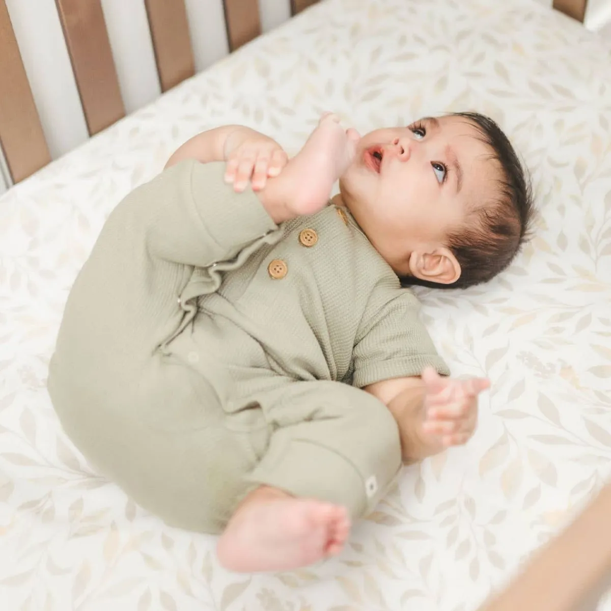 Crib Fitted Sheets-Crane Baby Fitted Crib Sheet