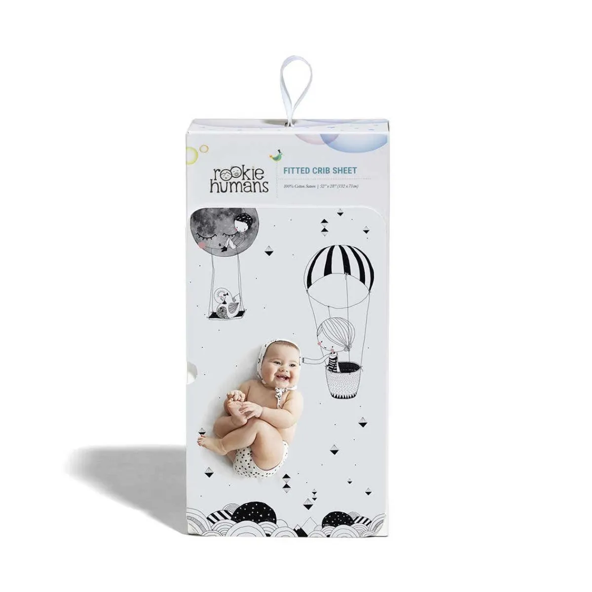 Crib Fitted Sheets-Rookie Humans Fitted Crib Sheet