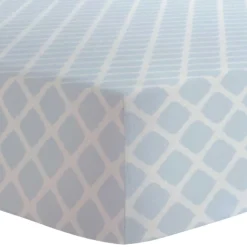 Crib Fitted Sheets-Kushies Fitted Crib Sheet Flannel (Print)