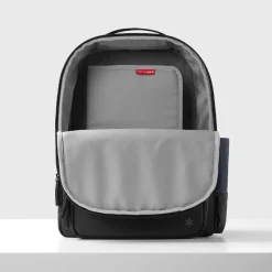 Diaper Bags-Skip Hop Flex Diaper Backpack Navy