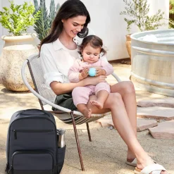 Diaper Bags-Skip Hop Flex Diaper Backpack Navy