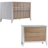 Dressers|Nursery Collections-Nest Flexx Classic Crib + Flexx 3 Drawer Dresser XL